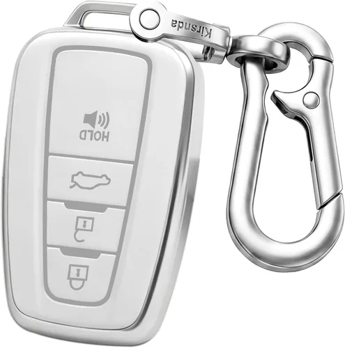 Vista 21 de Kirsnda - Funda para llavero compatible con Toyota, funda de protección de Azul