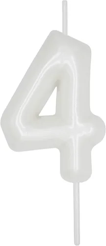 Vista 248 de DERVENTA Vela con números de 2.36 pulgadas, decoración perfecta para cumpleaños, brunch, postre, pastel, 1 pieza (número 0 rosa)