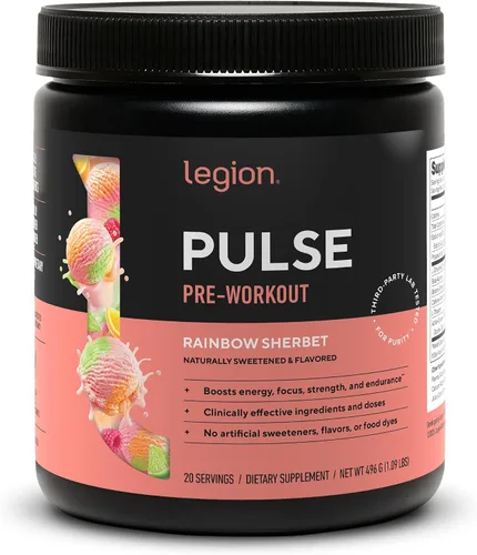 Vista 28 de LEGION Pulse Pre Workout - Bebida preentrenamiento de óxido nítrico totalmente natural para aumentar la energía, sin creatina, endulzada