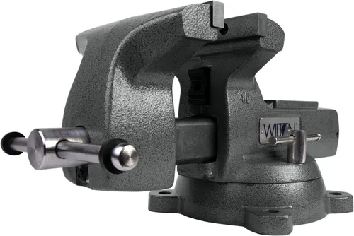 Vista 10 de Wilton Mechanics tornillo de banco, ancho de mandíbula de 4 pulgadas, apertura de mandíbula de 4-1/2 pulgadas, garganta de 3-7/16 pulgadas