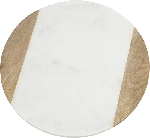 Vista 13 de Creative Home - Tabla de queso y embutidos de mármol natural de 12 pulgadas