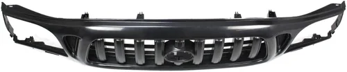 Vista 5 de Evan Fischer Conjunto de rejilla compatible con Toyota Tacoma 2001-2004, pintable, plástico, rejilla