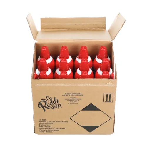 Vista 7 de Reddi Wip Real Cream Whipped Topping, 15 onzas- 12 por caja.