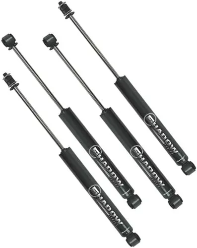Vista 6 de Kit de elevación RealTruck de Superlift Suspension con caja de amortiguadores para Ford F-250/F-350 Amortiguadores de la serie Shadow delanteros