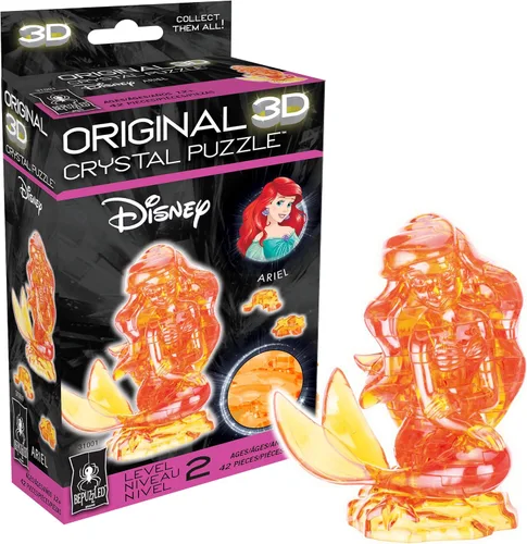 Vista 29 de Disney - Rompecabezas 3D de cristal de Cenicienta Carriage de lujo, rompecabezas de cerebro, a partir de 12 años