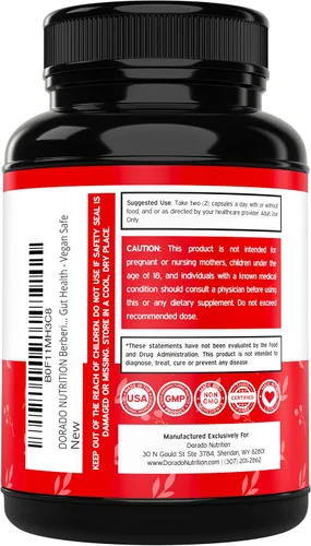Vista 3 de Suplemento GLP-1 para mujeres y hombres (30 unidades) GLP1 Berberina 15 días limpieza intestinal desintoxicación y limpieza apoyo del metabolismo