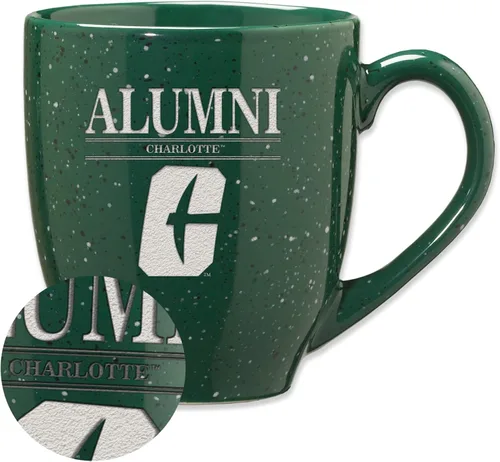 Vista 78 de Rico Industries NCAA Illinois Fighting Illini Alumni - Taza de café de cerámica moteada grabada con láser de 16 onzas