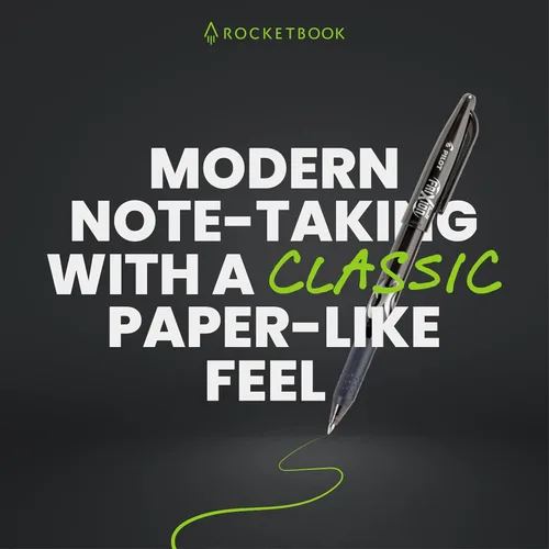 Vista 8 de Rocketbook Pro Smart - Cuaderno reutilizable, ejecutivo, 7 x 9, color negro