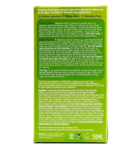 Vista 2 de Fix-It - Peluca de encaje de sujeción duradera con pegamento y resistente al agua con 10 días de sujeción (1.3 oz)