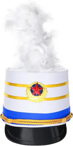 Vista 6 de MSemis Disfraz de Majorette de lentejuelas para niñas, con borlas, gorra de línea A, vestido de uniforme de maestro de anillos real