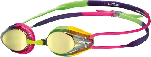 Vista 20 de Arena Tracks Gafas de natación unisex para adultos esenciales para carreras competitivas de natación, aprobadas por FINA, con lente antiniebla