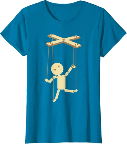 Vista 88 de Puppeteering - Camiseta de marionetas Ventrílocuo de tiriteros, Negro, S