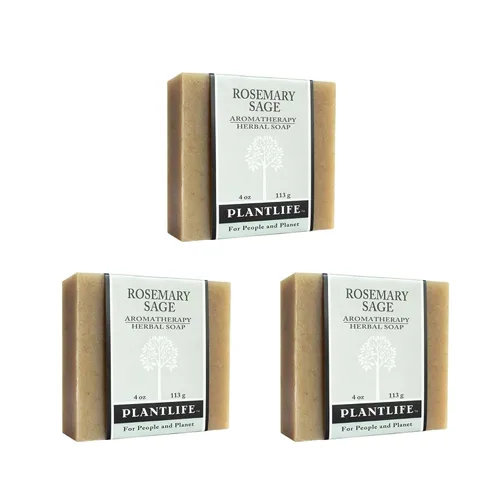 Vista 13 de Plantlife Ambrosia - Jabón hidratante y calmante para tu piel, hecho a mano con ingredientes a base de plantas, hecho en California en barra de 4