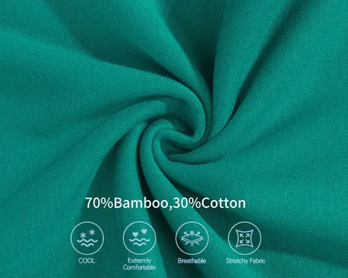 Vista 12 de Pijama de rayón de bambú con pies para bebé, de una pieza, manga larga, con cremallera de 2 vías, para niños y niñas