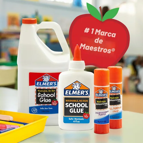 Vista 7 de Elmer's Barras de pegamento escolar multiusos, lavables, 0.76 onzas, 30 unidades, artes y manualidades, marca #1 para profesores