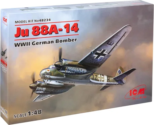 Vista 10 de ICM 48240 - Ju 88D-1, avión de reconocimiento alemán de la Segunda Guerra Mundial - Kit de modelo militar de plástico - Escala 1:48