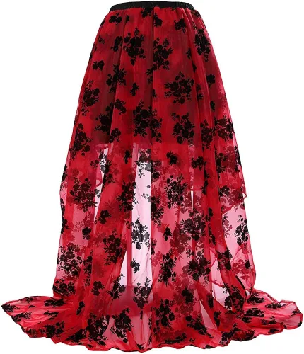 Vista 3 de Zhitunemi Disfraz Steampunk para mujer vestido de corsé victoriano falda para niñas vestido de boda de talla grande trajes altos y bajos