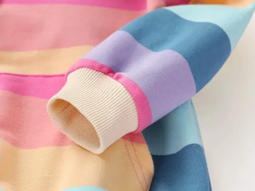 Vista 5 de Sudadera de manga larga con capucha y bolsillo de canguro, para niñas pequeñas, para otoño e invierno