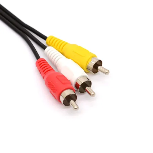 Vista 3 de Cable DIN de 8 pines a 3RCA, enchufe macho DIN de 8 pines a 3 RCA, cable adaptador de audio macho RCA para equipos de audio de instrumentos