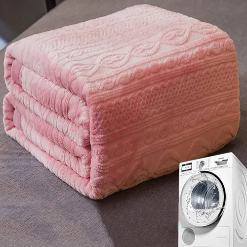 Vista 3 de Funda de cama, sofá de siesta, manta ligera y acogedora para el hogar, manta de franela suave reversible lavable