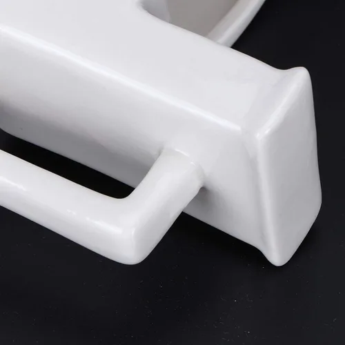 Vista 3 de TOPINCN Taza de cerámica para inodoro, taza de café con personalidad de mierda, taza de café creativa para popa, taza de cerámica, tazas de café