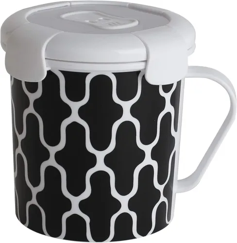 Vista 18 de French Bull Taza de sopa de 23 onzas con asa y tapa ventilada, almacenamiento de alimentos, agarre fresco, a prueba de fugas, apto para lavavajillas