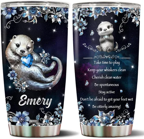 Vista 12 de Regalo personalizado de mariposa para niñas, mamá, esposa, mujeres, adultos, amantes de las mariposas, tazas de café, botella de agua, taza