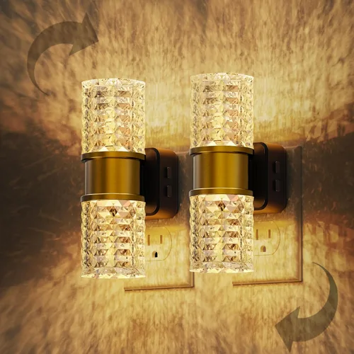 Vista 37 de L LOHAS LED Luz nocturna, luces nocturnas modernas que se enchufan a