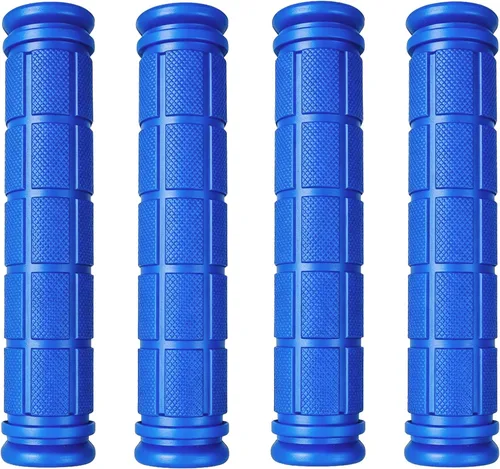 Vista 12 de 2 pares de puños/mangos para manillar de bicicleta con empuñaduras de hongo para bicicletas BMX/de carretera/de montaña