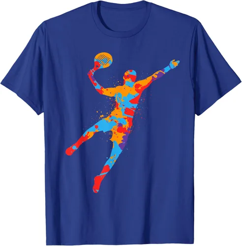 Vista 17 de Playera de Padel Playera Colorida Plataforma Tenis Paddleball Niños Camiseta de Padel