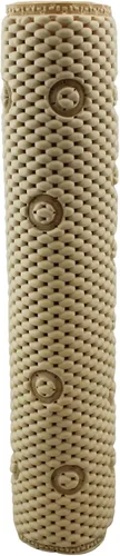 Vista 7 de Alfombra antideslizante para bañera y ducha, textura suave y acolchada, para spa, baño, ducha y baño, 27.5 x 16 pulgadas, con ventosas y agujeros