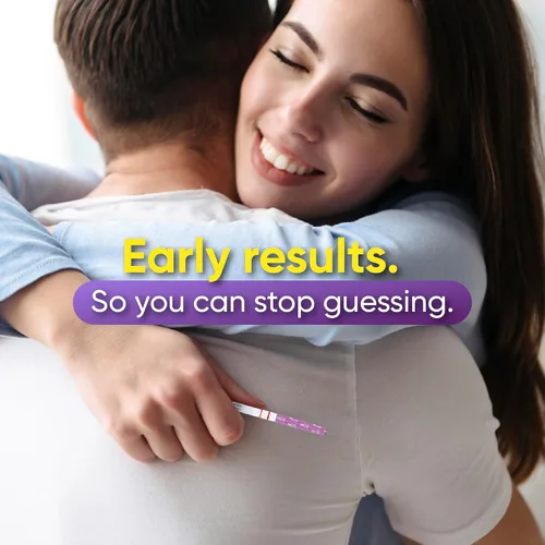 Vista 7 de HORMONElife Tiras de prueba de embarazo HCG de resultados tempranos – Pruebas de HCG para mujeres, detectar el embarazo antes del período perdido