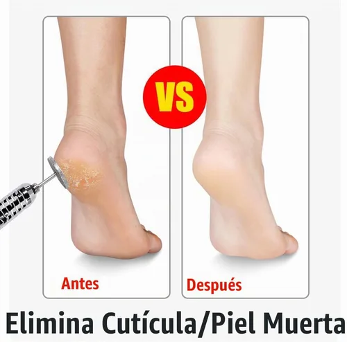 Vista 7 de Disco de lijado para uñas, lima eléctrica de pie, brocas para uñas de piel muerta, broca de cutícula para taladro de uñas, removedor de callos