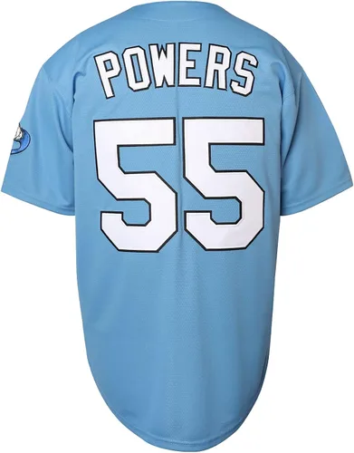 Vista 3 de Hombres 55 Kenny Powers Charros película béisbol Jersey cosido