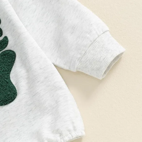 Vista 28 de MERSARIPHY Sudadera de fútbol para bebé, traje de manga larga con letras divertidas, ropa de otoño e invierno