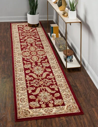 Vista 13 de Unique Loom Voyage Collection - Alfombra de área Reddington (2' x 3' 1" Rectángulo Rojo/Crema)