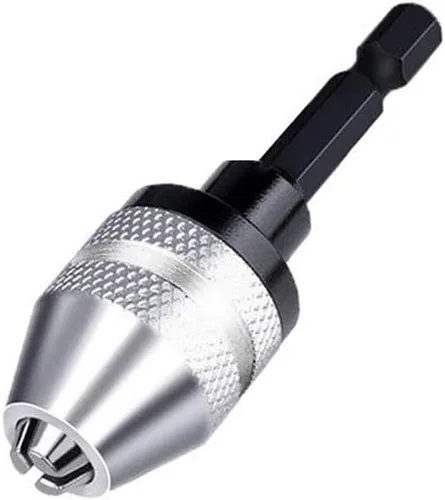 Vista 8 de Rongon Herramienta de conversión de portabrocas sin llave para sostener brocas de 0.012-0.134 in, fresas para destornillador eléctrico, adaptador