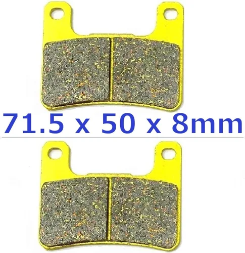 Vista 4 de Pastillas de freno delanteras traseras Frenos para Suzuki GSXR600 GSXR750 2006-2010 - GSXR1000 2007-2008 - GSX1300 Hayabusa 2008-2012 - DL1000 XT