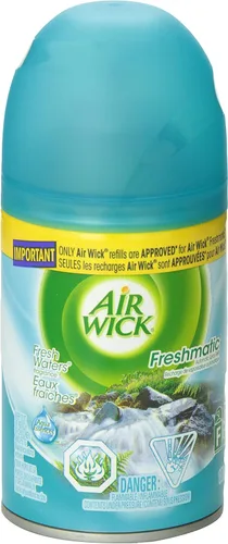 Vista 9 de Air Wick - repuestos en espray para ambientador automático, olor a agua fresca, 1 unidad, aceites esenciales, neutraliza malos olores