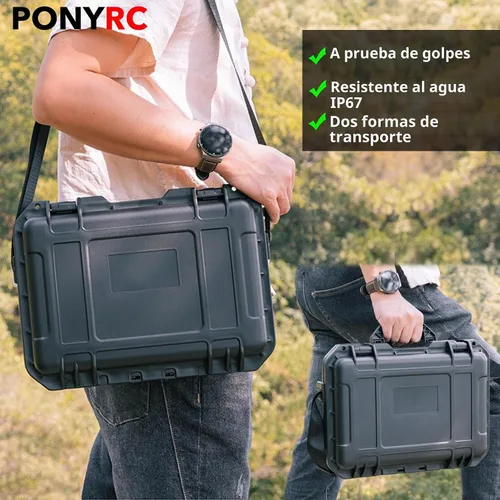 Vista 6 de Mini 4K caso, IP67 resistente al agua duro viaje transporte caso para DJI Mini 4K/2/2 SE Fly More Combo Drone y accesorios