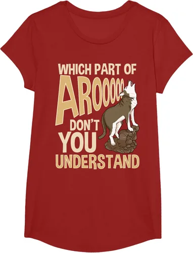 Vista 45 de What Part Of Aroooo Don't You Understand Husky - Camiseta para perro, Negro, S