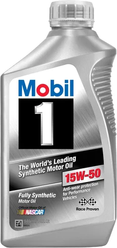 Vista 2 de Mobil 1 94002 15W-50 Aceite sintético para motor – 1 cuarto de galón (paquete de 6)