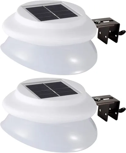 Vista 9 de Luces solares de canalón para exteriores, 9 LED