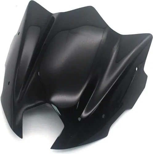 Vista 7 de Helmet Visor Motorcycle Sports Windshield Black Windscreen Fits for FZ8 2010 2011 2012 2013 2014 2015 2016 2017 FZ 8 10-17