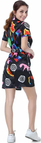 Vista 6 de Traje de cosplay para mujer, para niñas y niñas, camiseta de Halloween, juego de rol, temporada 3, vestido de verano de manga corta Ouifit