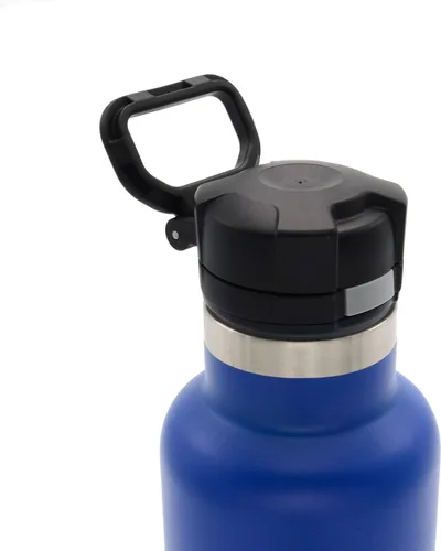 Vista 6 de Tapa abatible de repuesto de boca estándar puede usarse con Hydroflask, Simple Modern Ascent, Classic Klean Kanteen. (Negro)