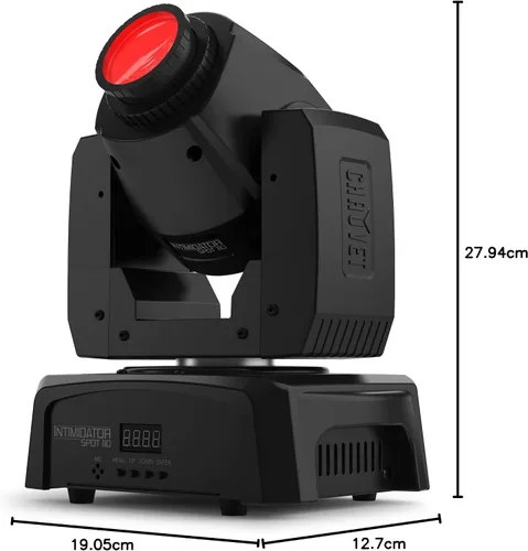 Vista 11 de CHAUVET DJ – Intimidator Spot 110 Compact Led Moving Head Diseño ligero para aplicaciones móviles Ruedas de color y Gobo para programación