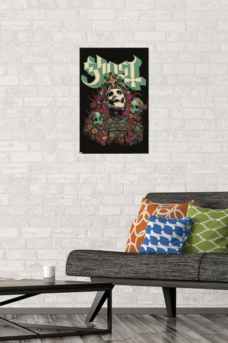 Vista 2 de Trends International Ghost - Póster de pared Bliss, 22.4 pulgadas de largo x 14.7 W, versión premium sin marco
