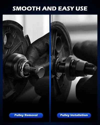Vista 5 de Orion Motor Tech - Juego de herramientas de extracción e instalación de polea de bomba de dirección asistida, herramientas de extracción e
