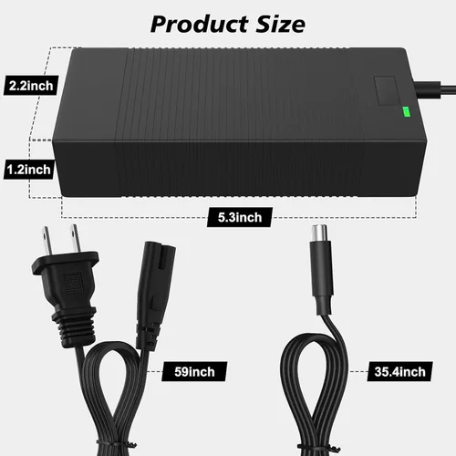 Vista 3 de Adaptador de corriente de 42V 2A Bird&Lime, compatible con Lime-S, Skip, Spin, M365, Bird Charger, Lime Charger, Ninebot